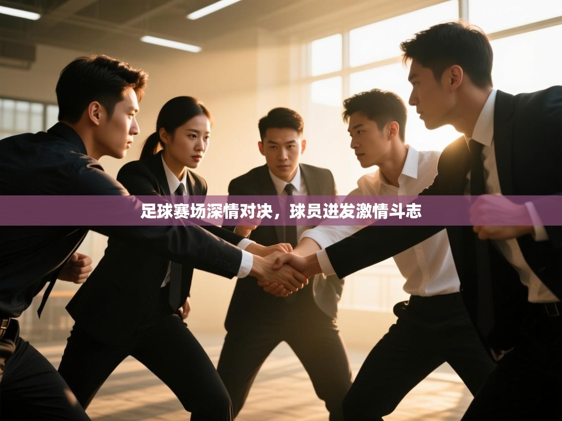 足球赛场深情对决，球员迸发激情斗志  第1张
