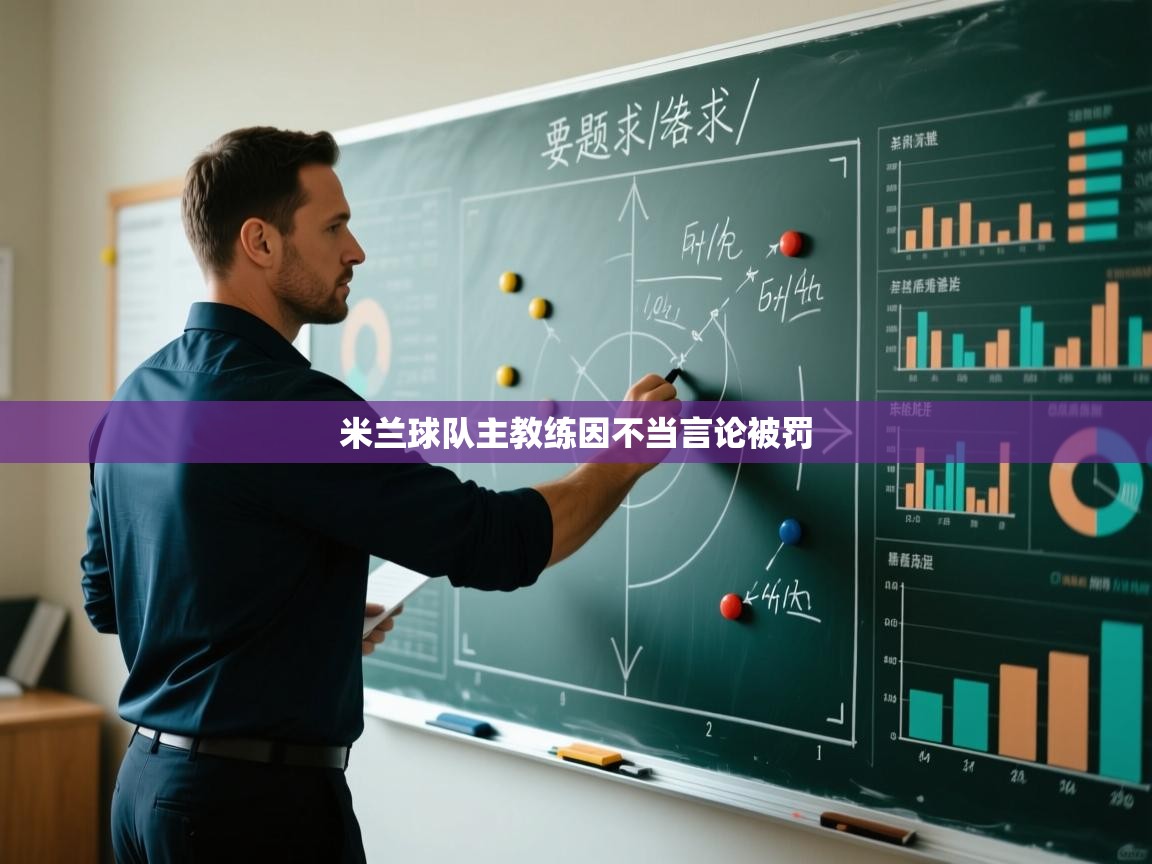 米兰球队主教练因不当言论被罚